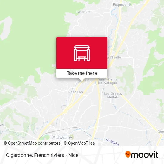 Cigardonne map