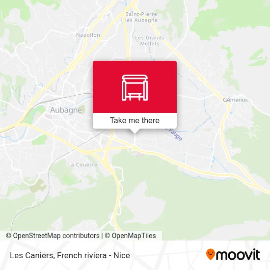 Les Caniers map