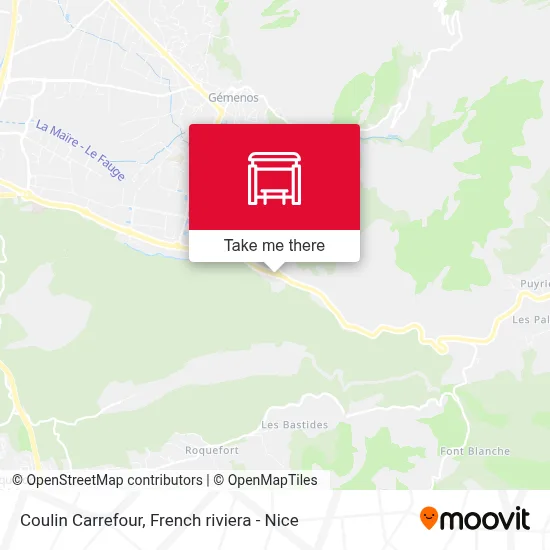 Coulin Carrefour map