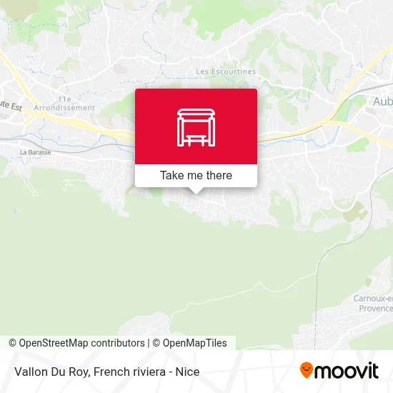 Vallon Du Roy map
