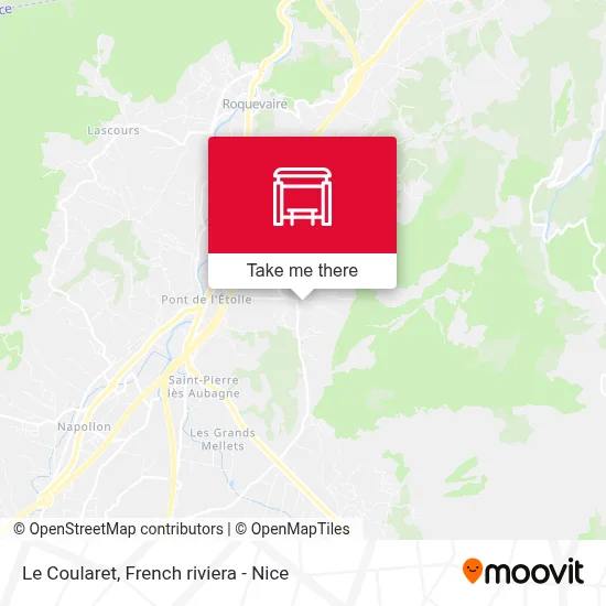 Le Coularet map