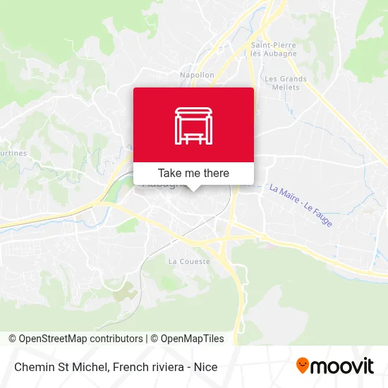 Chemin St Michel map