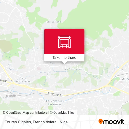 Eoures Cigales map