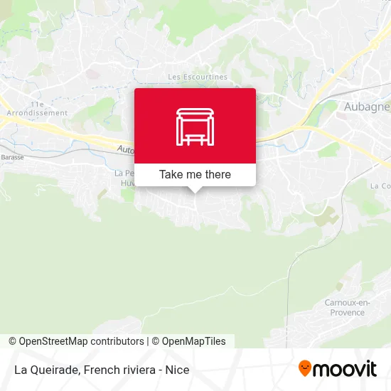 La Queirade map