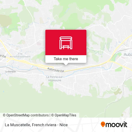 La Muscatelle map