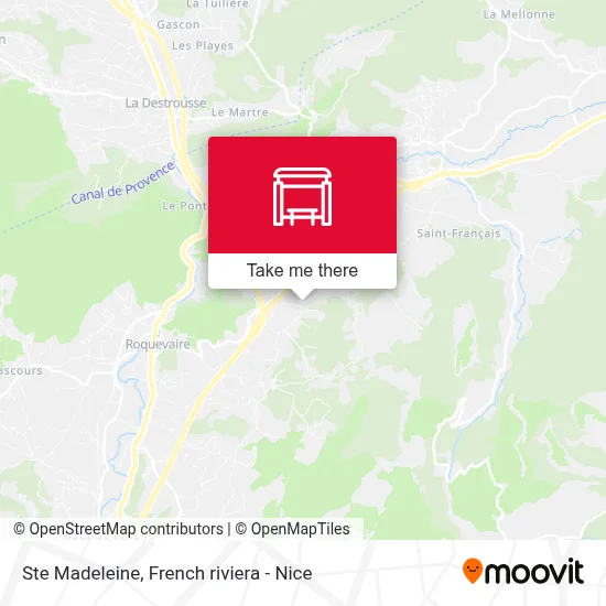 Ste Madeleine map