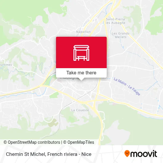 Chemin St Michel map