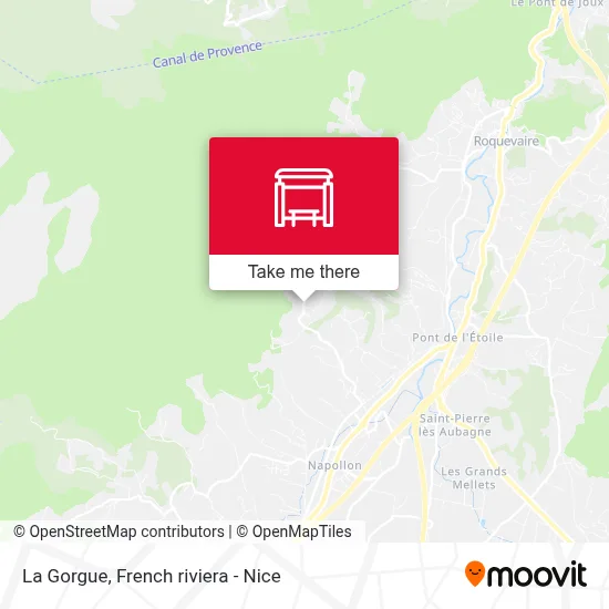 La Gorgue map