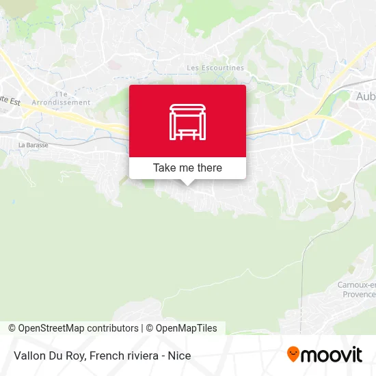 Vallon Du Roy map
