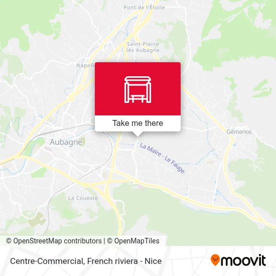 Centre-Commercial map