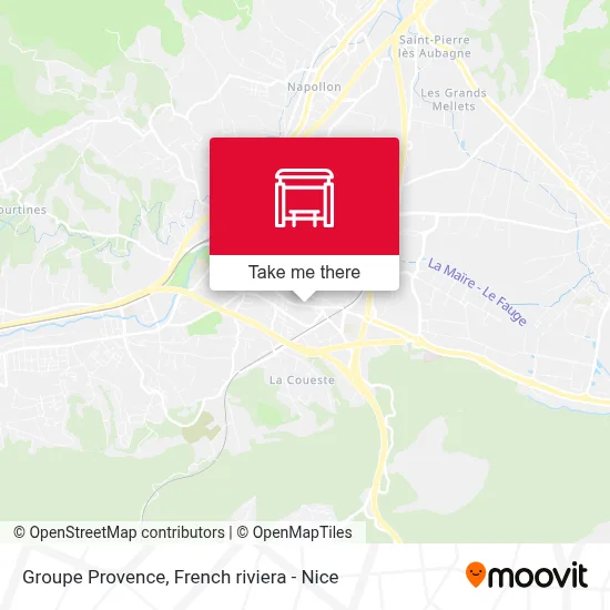 Groupe Provence map