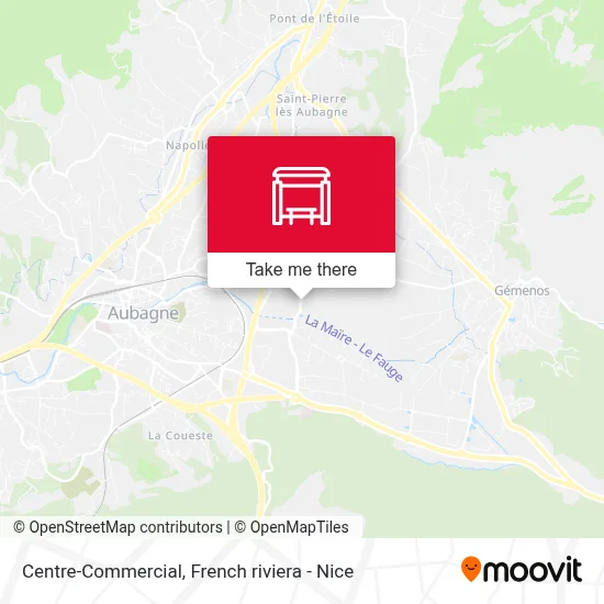 Centre-Commercial map