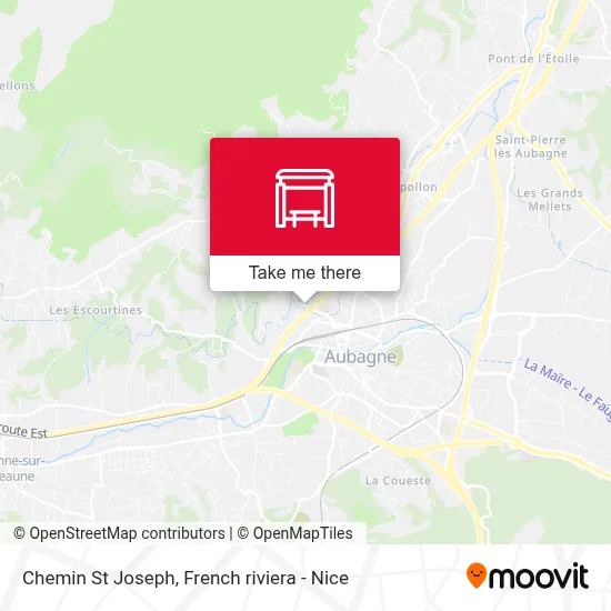 Chemin St Joseph map