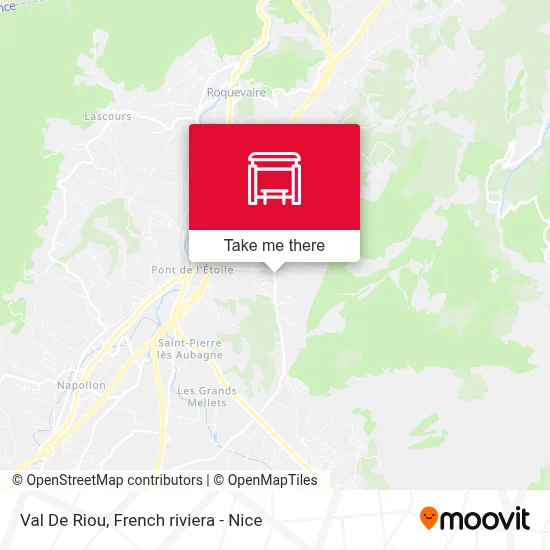 Val De Riou map