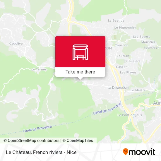Mapa Le Château