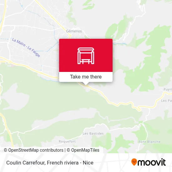 Coulin Carrefour map