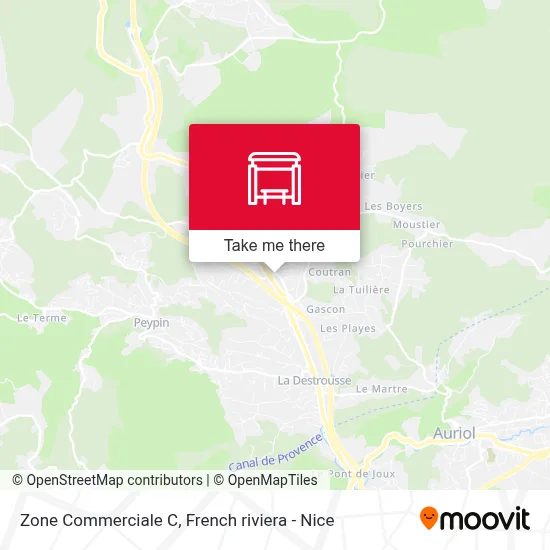 Zone Commerciale C map