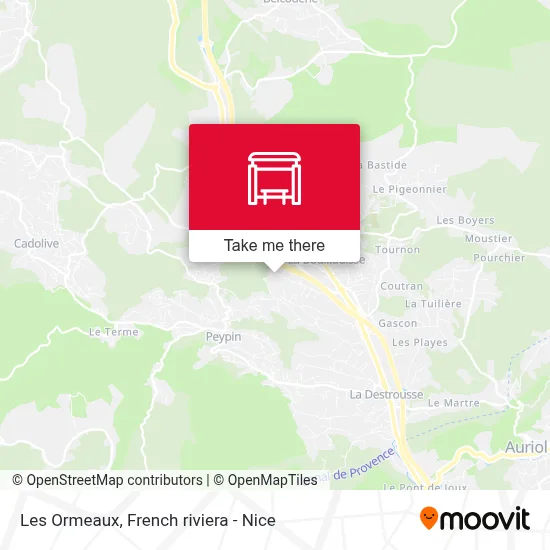 Les Ormeaux map