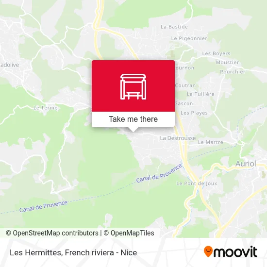 Les Hermittes map