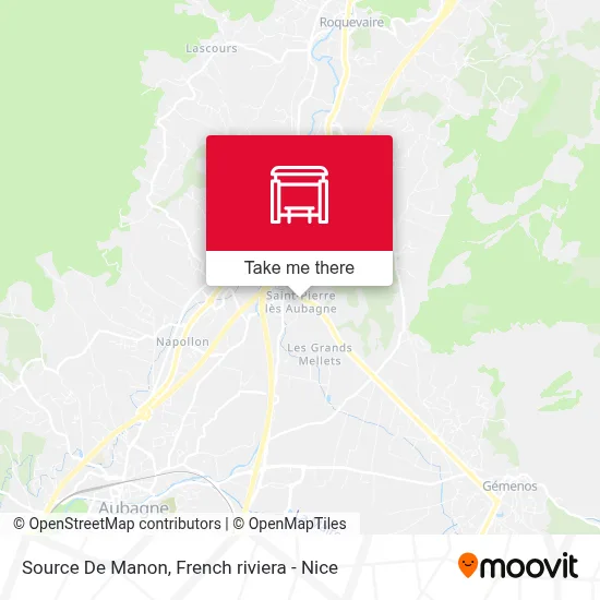 Mapa Source De Manon