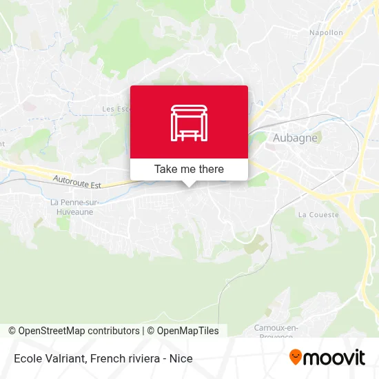 Ecole Valriant map