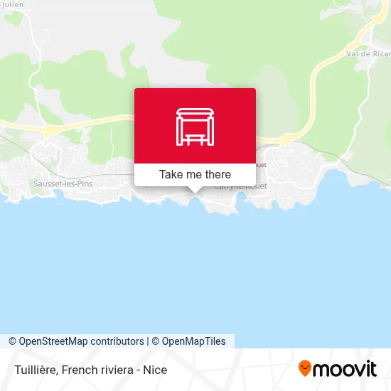 Tuillière map