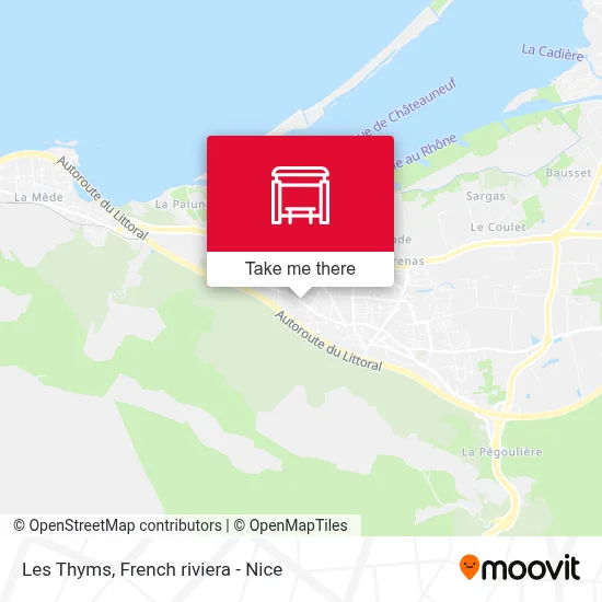 Les Thyms map