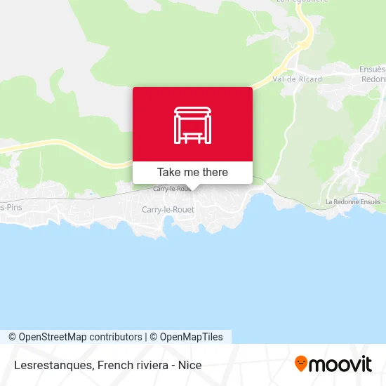 Lesrestanques map