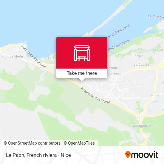 Le Paon map