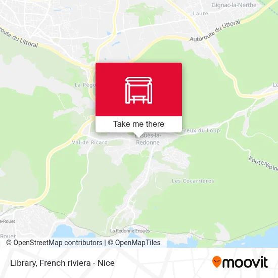 Bibliothèque map