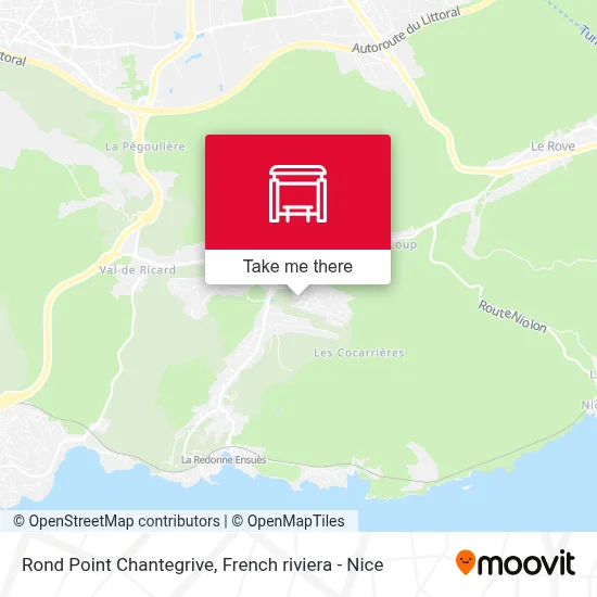 Rond Point Chantegrive map