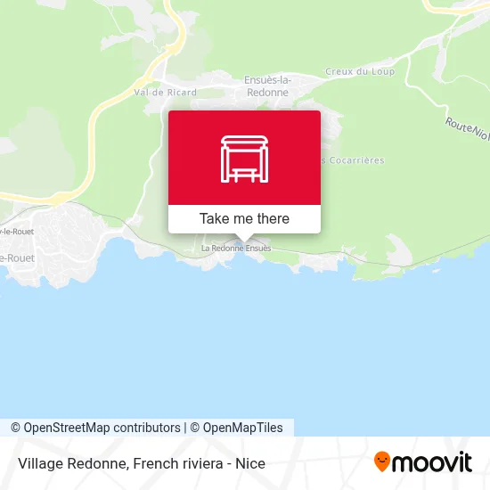 Village Redonne map