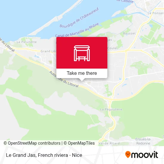 Le Grand Jas map
