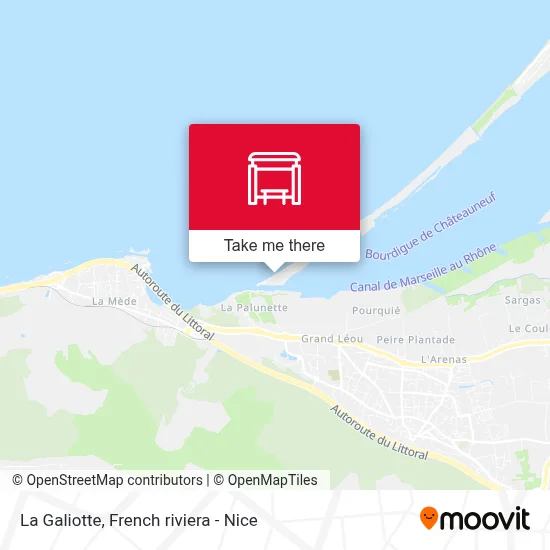 La Galiotte map