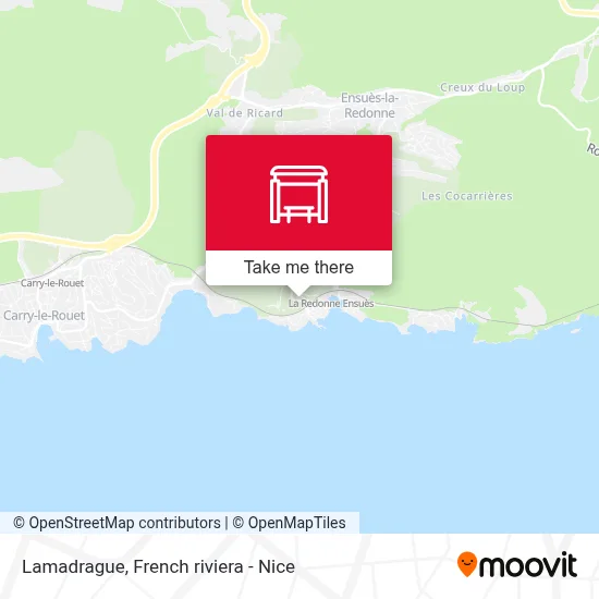 Lamadrague map