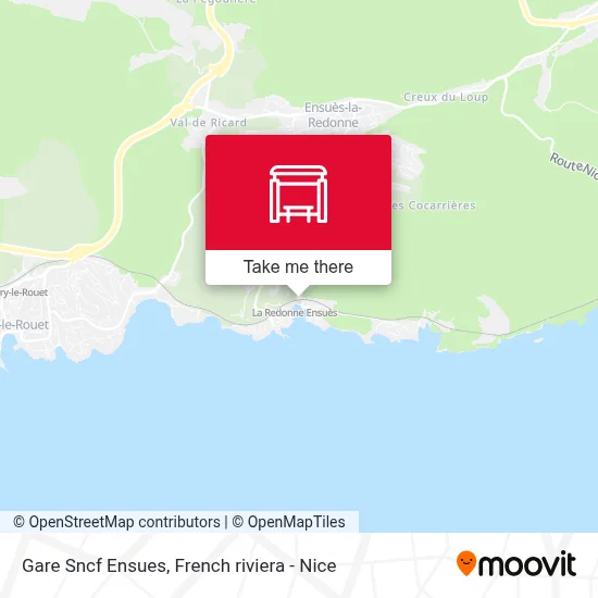 Gare Sncf Ensues map