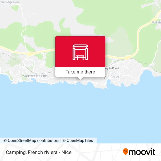 Mapa Camping