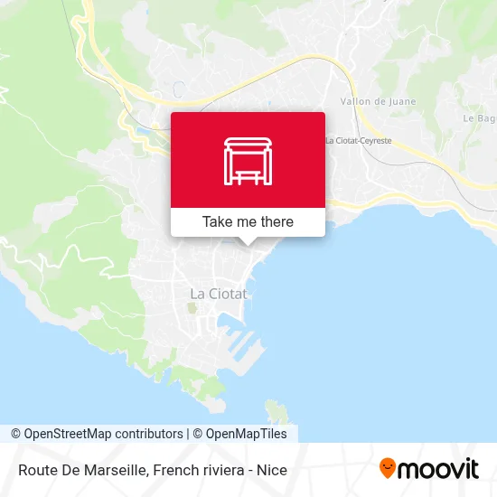 Route De Marseille map