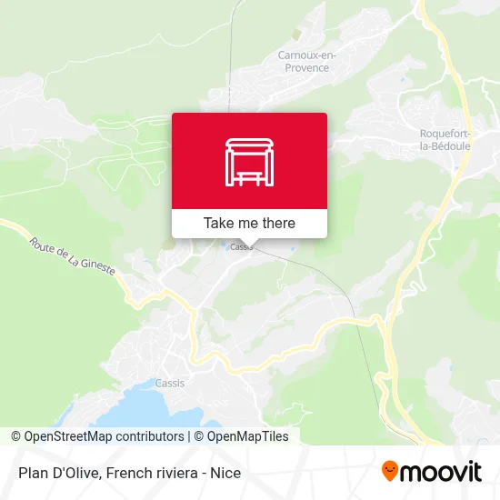 Plan D'Olive map