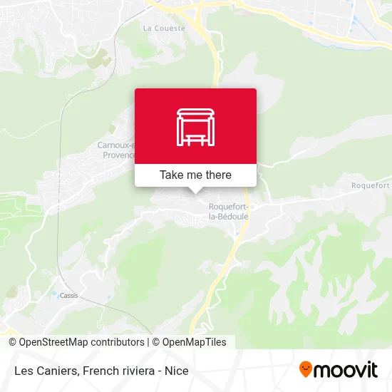 Les Caniers map