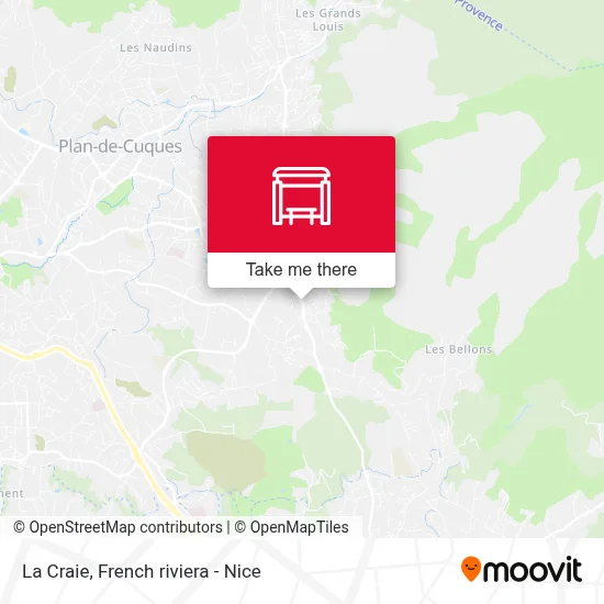 La Craie map