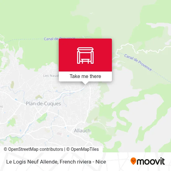Le Logis Neuf Allende map