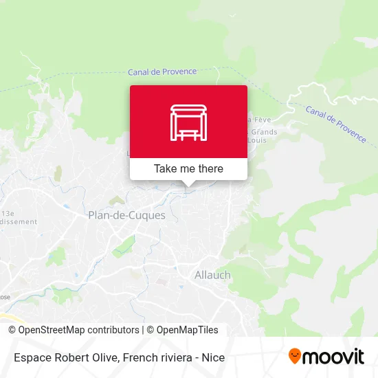Espace Robert Olive map