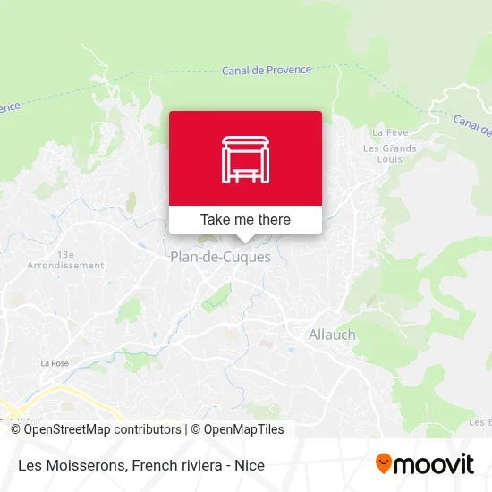 Les Moisserons map