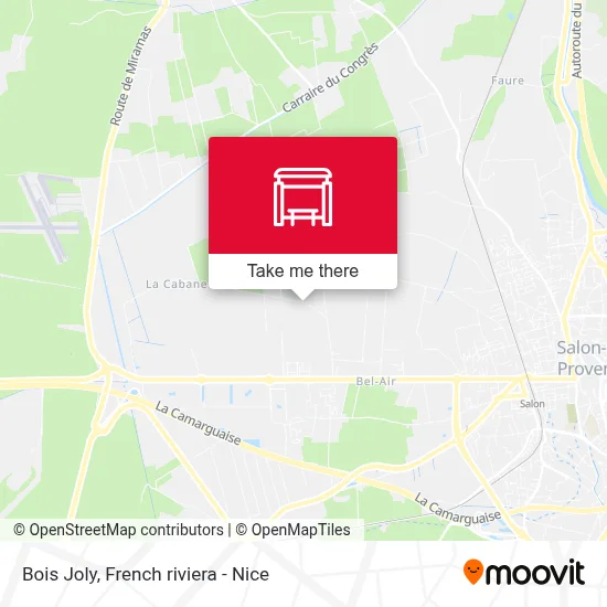 Bois Joly map