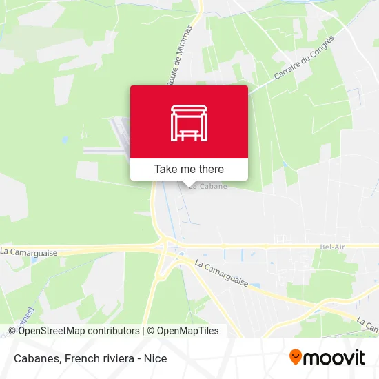 Cabanes map