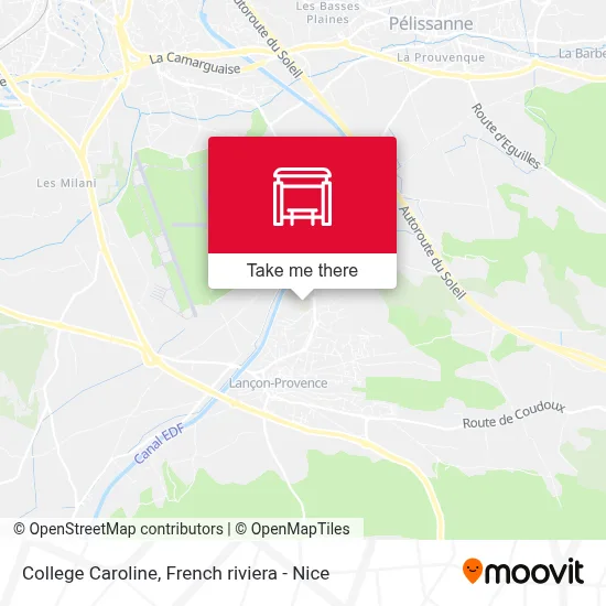 College Caroline map
