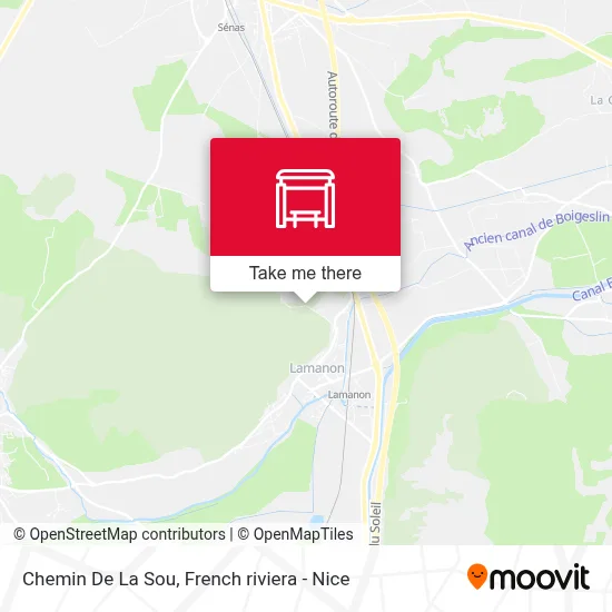 Chemin De La Sou map