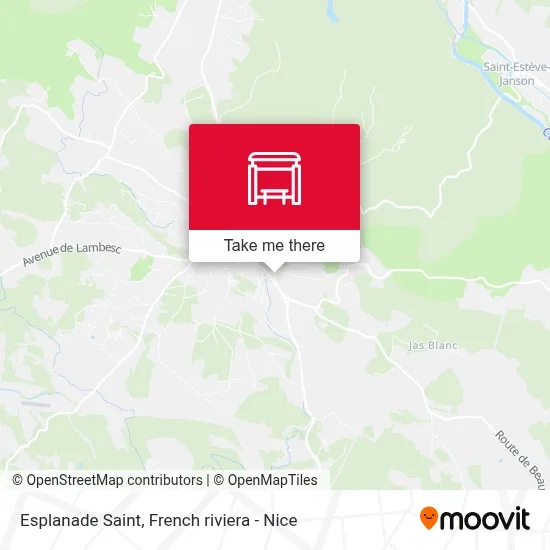 Esplanade Saint map