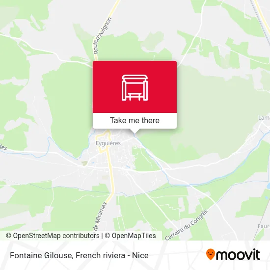 Fontaine Gilouse map
